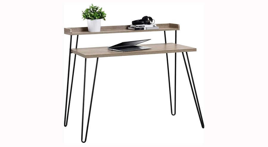 Ameriwood Home Haven Retro Desk with Riser